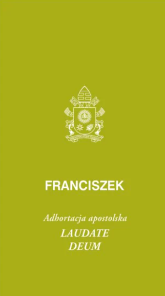 Adhortacja apostolska Laudate Deum