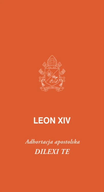 Adhortacja apostolska Dilexi te