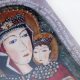 Madonna z Dzieciątkiem - kafelek / w koronie mały