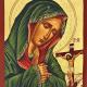 Ikona Matka Boża Bolesna pod krzyżem Nr 143 bardzo mała