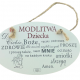 Modlitwa dziecka tabliczka owal  (118393)