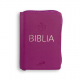 Biblia Tabor flex z zamkiem malinowa