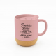 Kubek z wieczkiem – Powierz Panu różowy