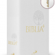 Biblia Plus - płótno biała z paginatorami