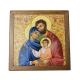 Święta Rodzina - płytka ceramiczna w ramie mała 13 x 13 cm