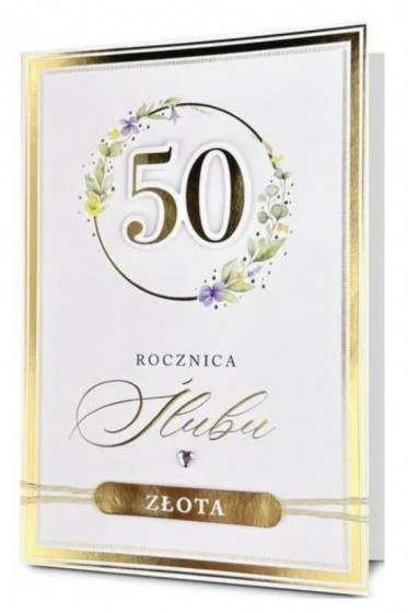 50 rocznica ślubu - kartka HM200-3409
