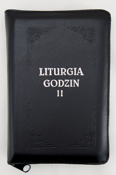 Liturgia Godzin - Tom II oprawa skórzana, z suwakiem, bez złoceń