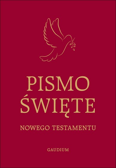 Pismo Święte Nowego Testamentu duża czcionka czerwone