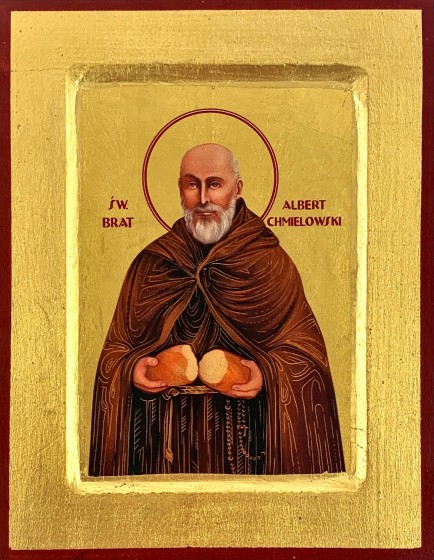 Ikona Święty Brat Albert mała