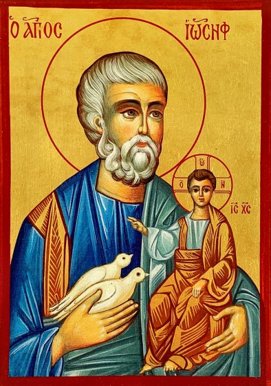 Ikona Święty Józef (nr450) 1a mała Ikona Święty Józef (nr450) 1a mała