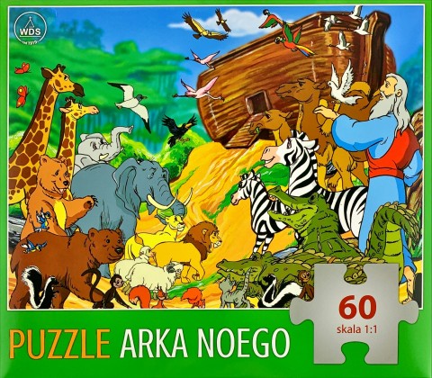 Arka Noego - puzzle 60 elementów, duże pudełko