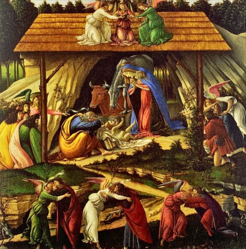 Kartka bożonarodzeniowa - Mistyczne Narodzenie