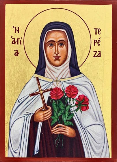 Ikona Święta Teresa z Lisieux Nr431 bardzo mała