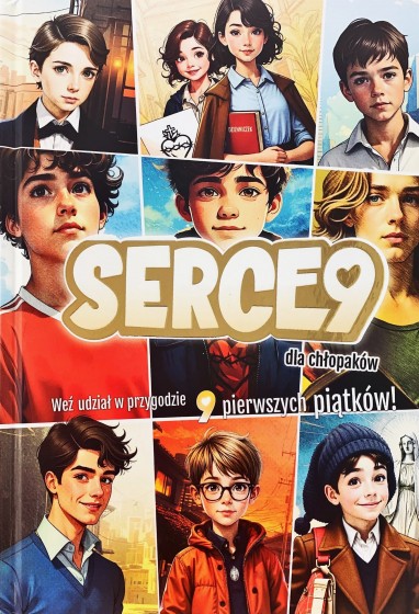 Serce 9 dla chłopaków oprawa twarda