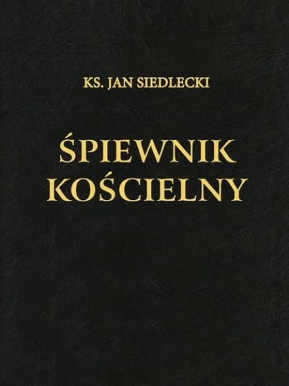 Śpiewnik kościelny bez nut żółty papier