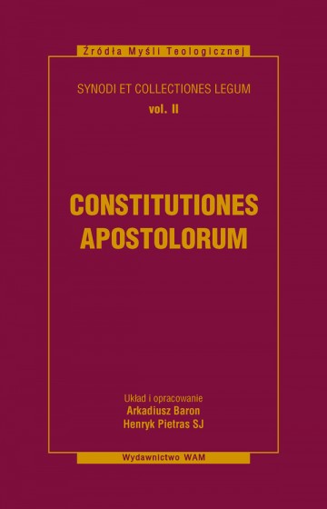 Constitutiones Apostolorum tom II