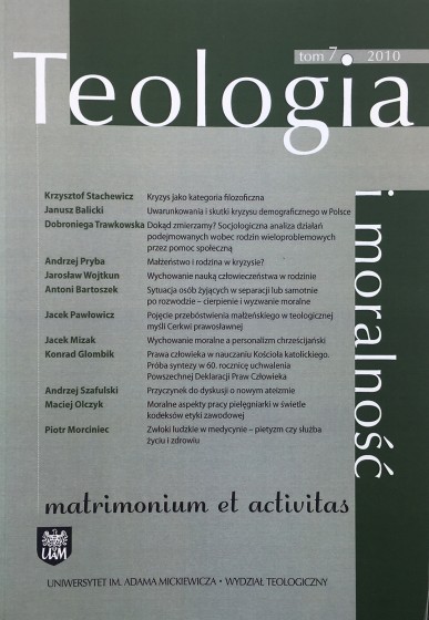 Teologia i moralność Tom 7 / 2010 / Outlet Teologia i moralność Tom 7 / 2010 / Outlet