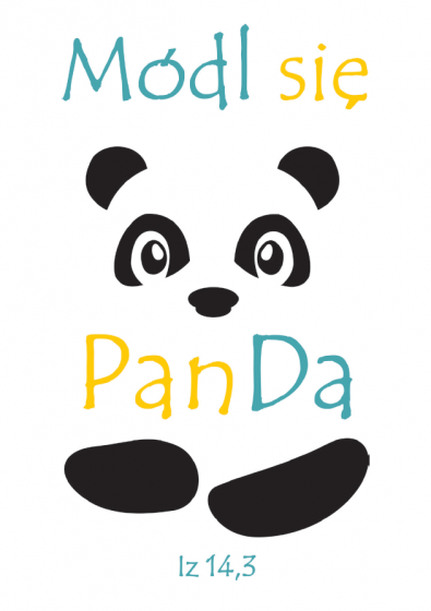Módl się PanDa - magnes plastikowy