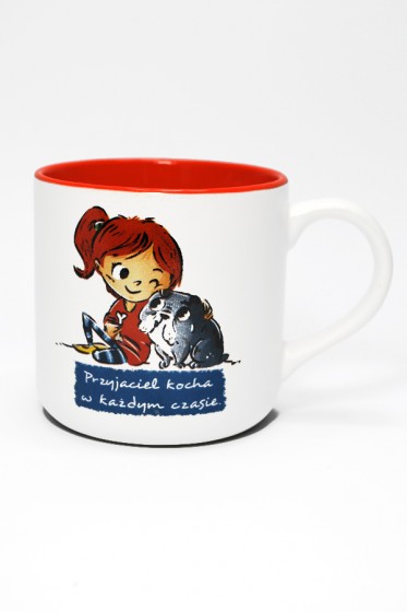 Kubek - Przyjaciel kocha w każdym czasie - wzór 2