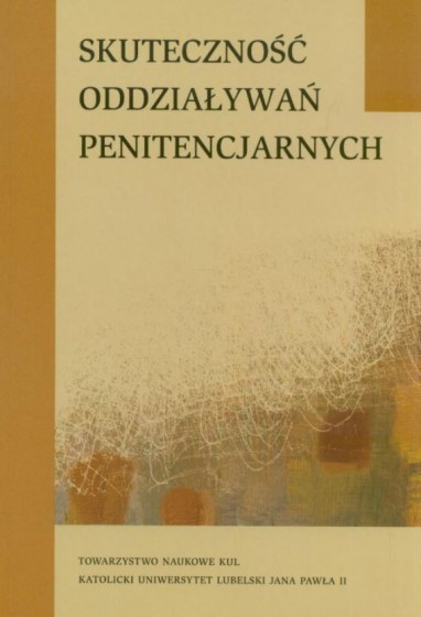 Skuteczność oddziaływań penitencjarnych / Outlet