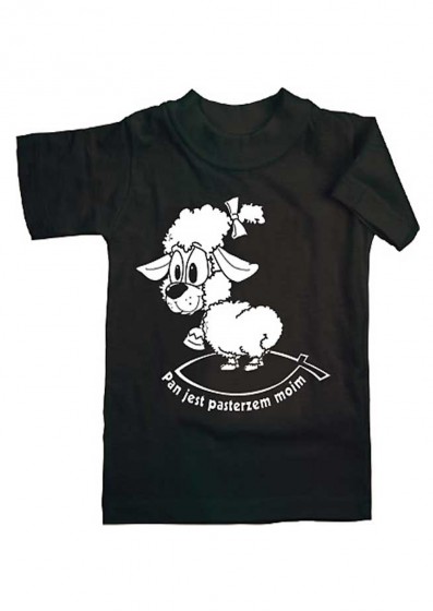 Koszulka - Pan jest pasterzem moim (czarna, XL)