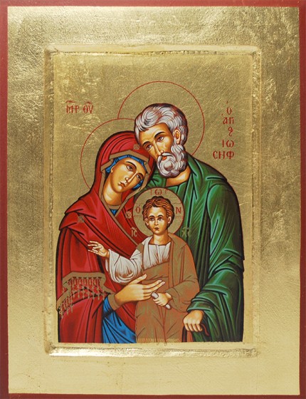 Ikona Święta Rodzina (Józef stary mała)