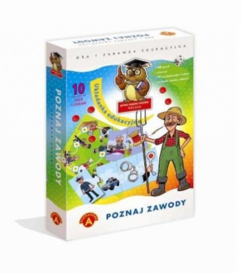 Poznaj zawody. Układanka edukacyjna