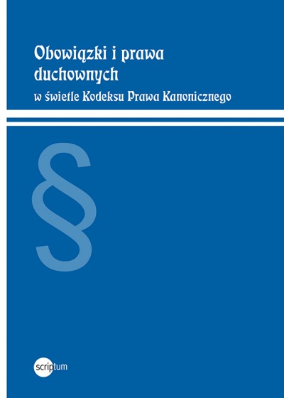 Obowiązki i prawa duchownych w świetle Kodeksu Prawa Kanonicznego