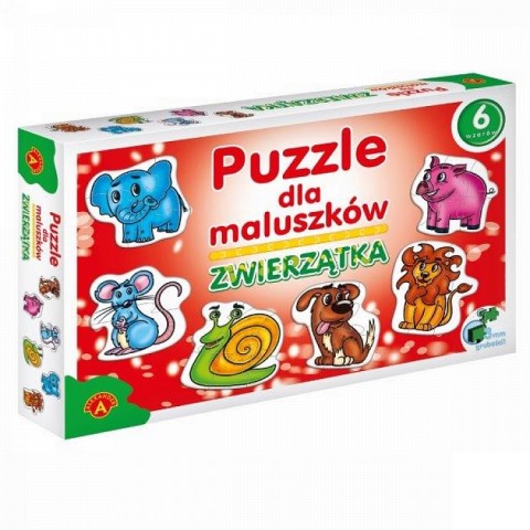 Zwierzątka - Puzzle dla maluszków