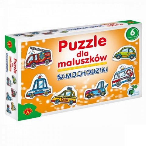 Samochodziki - puzzle dla maluszków