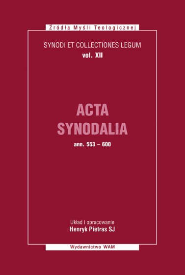 Acta Synodalia - od 553 do 600 roku
