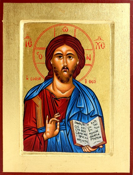 Ikona Chrystus Pantokrator duża