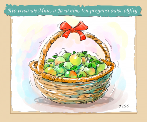 Kto trwa we mnie podkładka