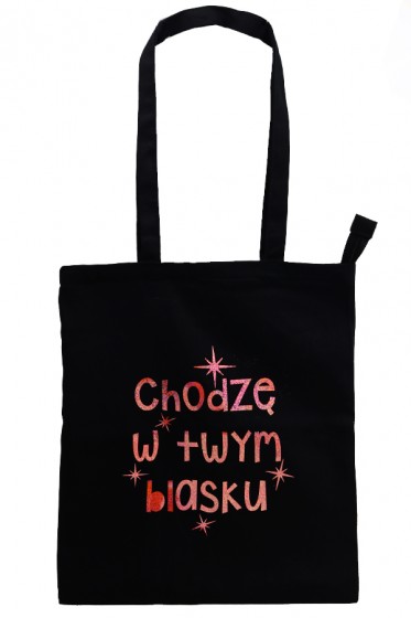 Chodzę w twym blasku - torba z zamkiem
