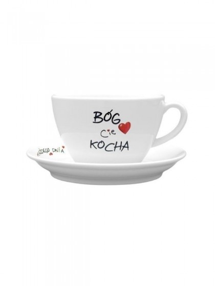 Filiżanka - Bóg Cię kocha każdego dnia / wzór 2