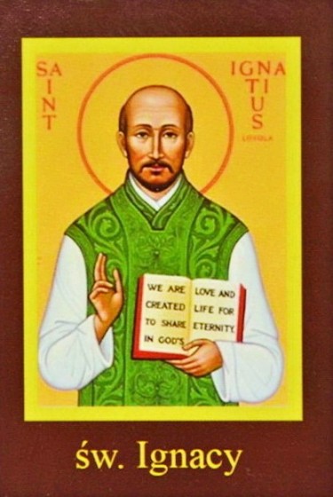 Ikona Twojego Patrona - św. Ignacy