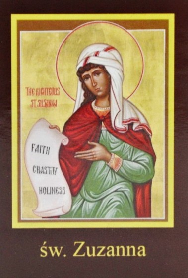 Ikona Twojego Patrona - św. Zuzanna