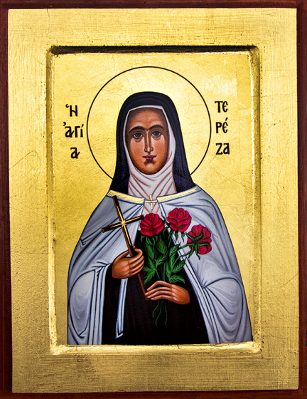 Ikona Święta Teresa z Lisieux średnia