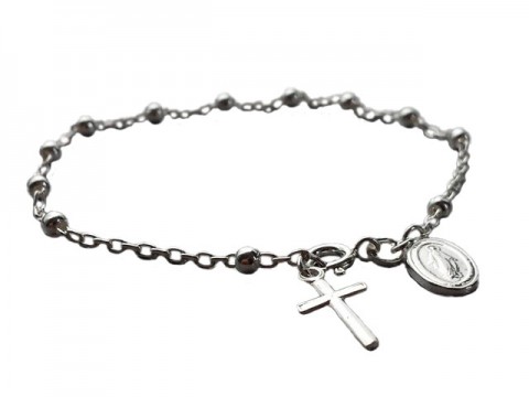 Różaniec srebrny - dziesiątka BROS12 Różaniec srebrny - dziesiątka BROS12