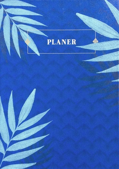 Planer granatowy