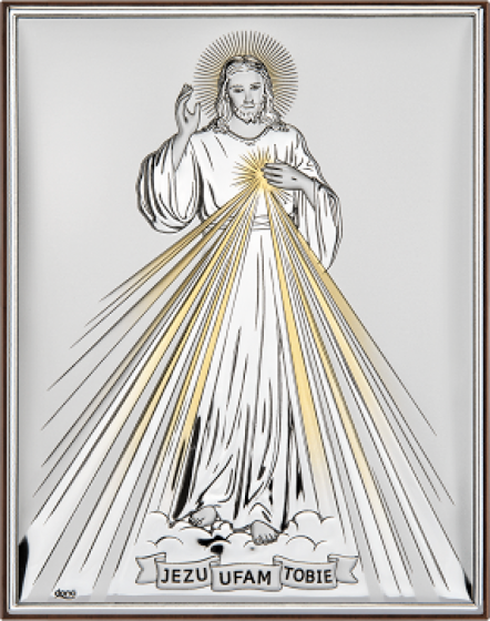 Jezu ufam Tobie złoto DS34/2O Jezu ufam Tobie złoto DS34/2O