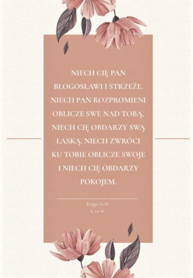 Notes B6 - Błogosławieństwo