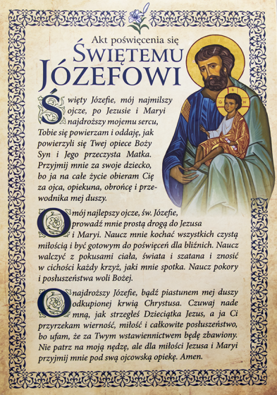 Akt poświecenia się Świętemu Józefowi / broszura