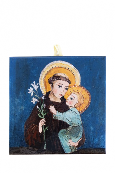 Święty Antoni - kafelek średni Święty Antoni - kafelek średni