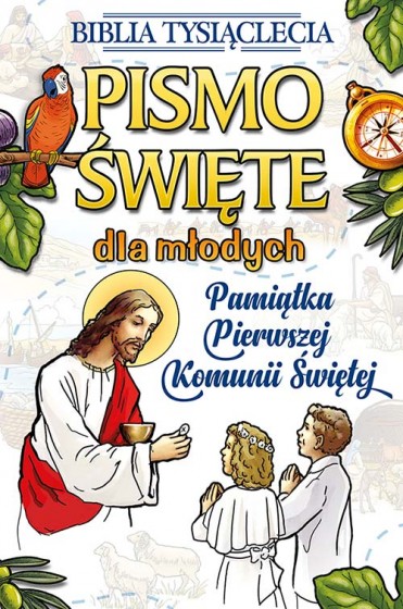Pismo święte dla młodych obwoluta komunijna bez paginatorów Pismo święte dla młodych obwoluta komunijna bez paginatorów