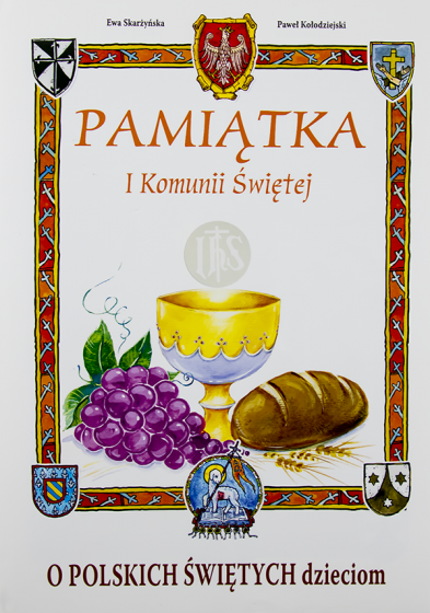 O polskich świętych dzieciom / okładka komunijna