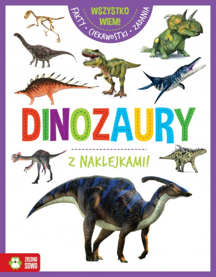 Dinozaury z naklejkami