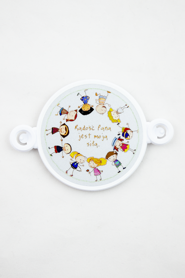 Radość Pana jest moją siłą - odblaskowa zawieszka na rower