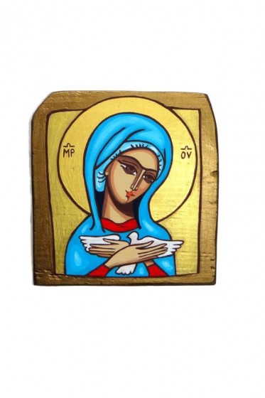 Matka Boża - ikona na desce wzór 9