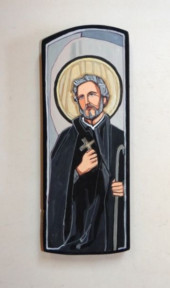 Święty Andrzej Bobola - ikona na desce wzór Nr 3